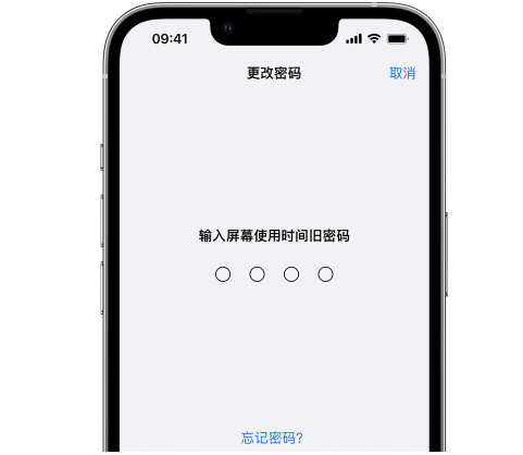 盐湖iPhone屏幕维修分享iPhone屏幕使用时间密码忘记了怎么办 