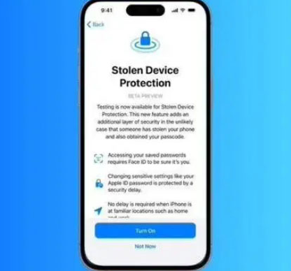 盐湖苹果授权维修店分享被盗设备保护功能开启方法 