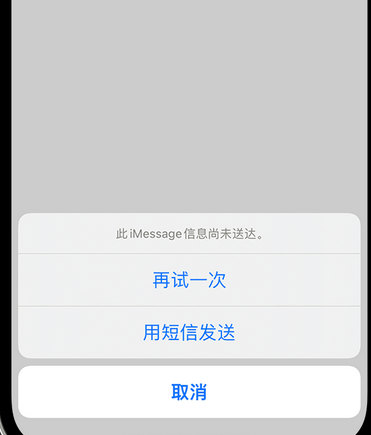 盐湖apple维修iPhone上无法正常发送iMessage信息